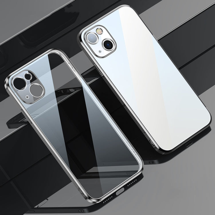 For iPhone 13 SULADA Elastic Silicone Edge Frame + TPU All-inclusive Anti-fall Case(Silver) - iPhone 13 Cases by SULADA | Online Shopping UK | buy2fix