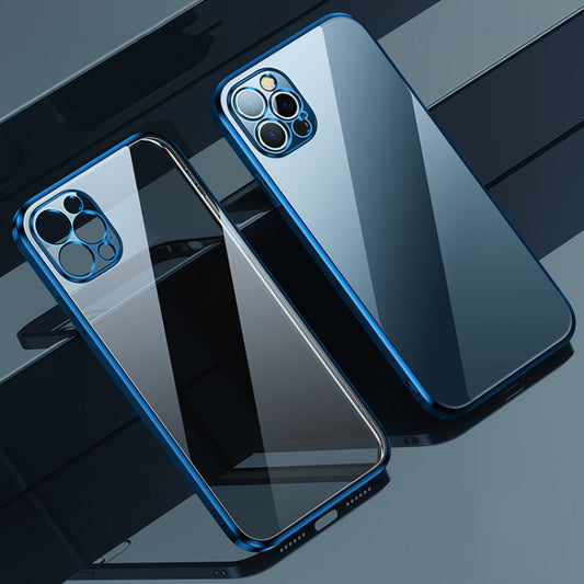 For iPhone 13 Pro Max SULADA Elastic Silicone Edge Frame + TPU All-inclusive Anti-fall Case (Blue) - iPhone 13 Pro Max Cases by SULADA | Online Shopping UK | buy2fix