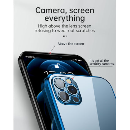 For iPhone 13 Pro Max SULADA Elastic Silicone Edge Frame + TPU All-inclusive Anti-fall Case (Blue) - iPhone 13 Pro Max Cases by SULADA | Online Shopping UK | buy2fix