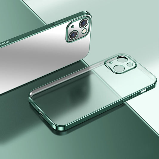 For iPhone 13 SULADA Electroplating Shockproof Ultra-thin TPU Protective Case(Green) - iPhone 13 Cases by SULADA | Online Shopping UK | buy2fix