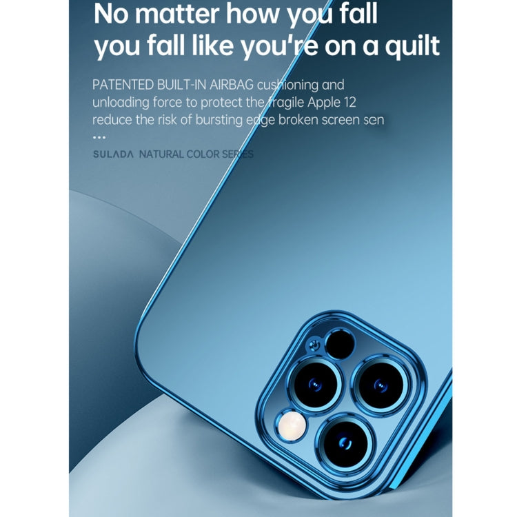For iPhone 13 mini SULADA Electroplating Shockproof Ultra-thin TPU Protective Case (Purple) - iPhone 13 mini Cases by SULADA | Online Shopping UK | buy2fix