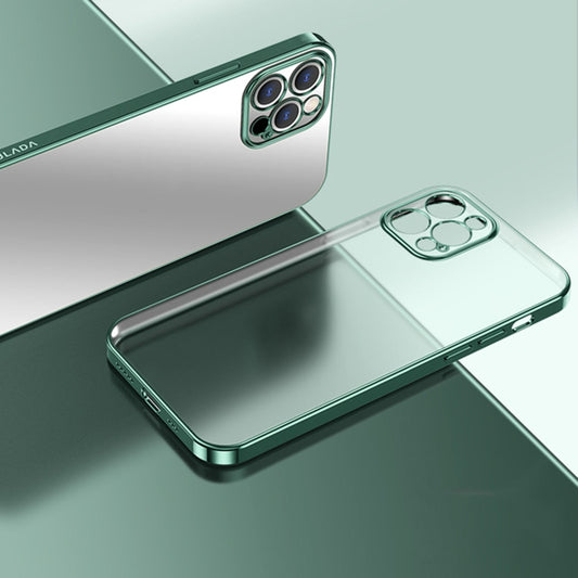 For iPhone 13 Pro Max SULADA Electroplating Shockproof Ultra-thin TPU Protective Case (Green) - iPhone 13 Pro Max Cases by SULADA | Online Shopping UK | buy2fix