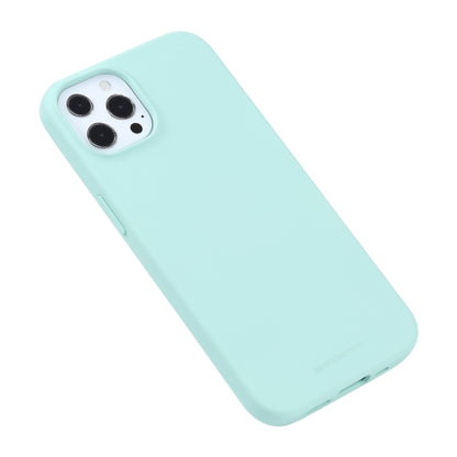For iPhone 13 Pro GOOSPERY SOFT FEELING Liquid TPU Shockproof Soft Case (Mint Green) by GOOSPERY