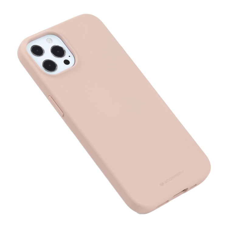 For iPhone 13 Pro Max GOOSPERY SOFT FEELING Liquid TPU Shockproof Soft Case (Light Pink) by GOOSPERY