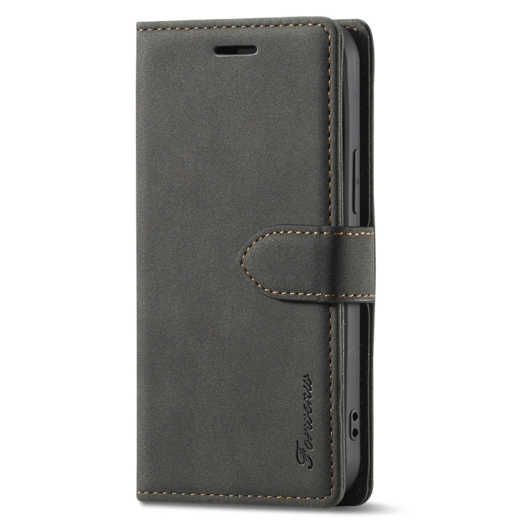For iPhone 13 mini Forwenw F1 Series Matte Strong Magnetism Horizontal Flip Leather Case with Holder & Card Slots & Wallet & Photo Frame (Black) - iPhone 13 mini Cases by Forwenw | Online Shopping UK | buy2fix