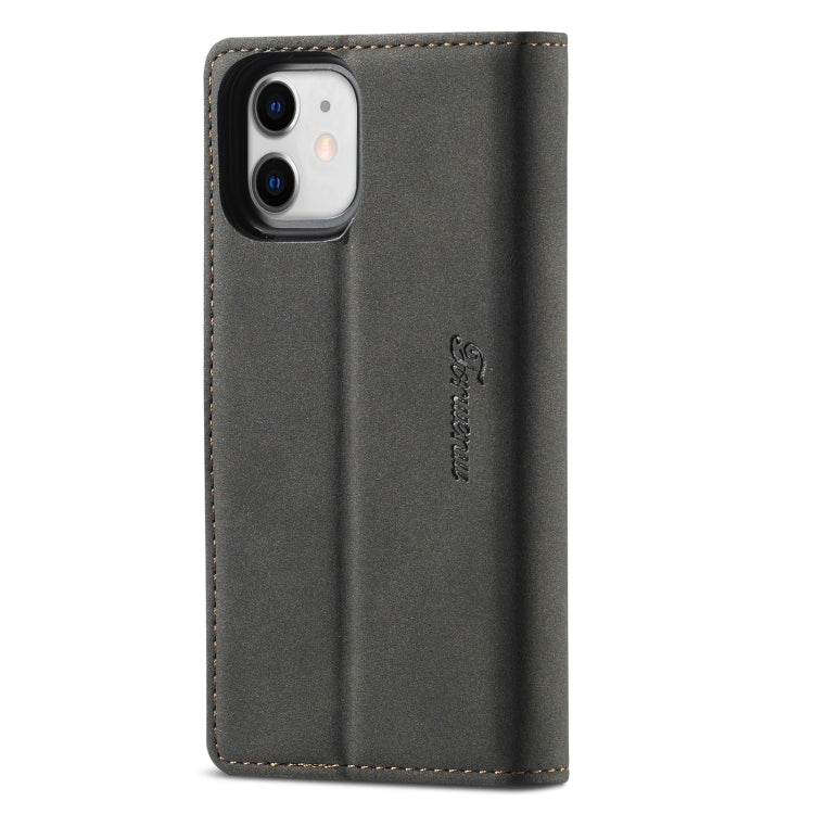 For iPhone 13 mini Forwenw F1 Series Matte Strong Magnetism Horizontal Flip Leather Case with Holder & Card Slots & Wallet & Photo Frame (Black) - iPhone 13 mini Cases by Forwenw | Online Shopping UK | buy2fix