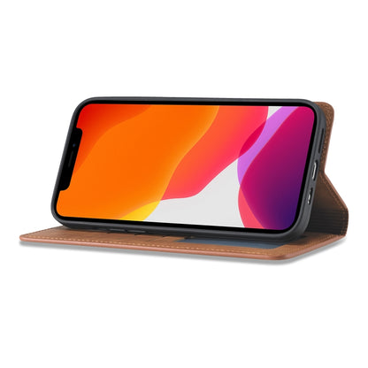 For iPhone 13 mini Forwenw Dream Series Magnetic Oil Edge Horizontal Flip Leather Case with Holder & Card Slot & Photo Frame & Wallet (Brown) - iPhone 13 mini Cases by Forwenw | Online Shopping UK | buy2fix