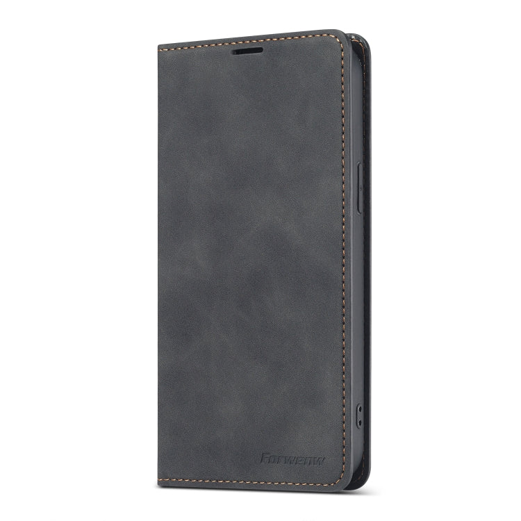 For iPhone 13 Pro Forwenw Dream Series Magnetic Oil Edge Horizontal Flip Leather Case with Holder & Card Slot & Photo Frame & Wallet (Black) - iPhone 13 Pro Cases by Forwenw | Online Shopping UK | buy2fix