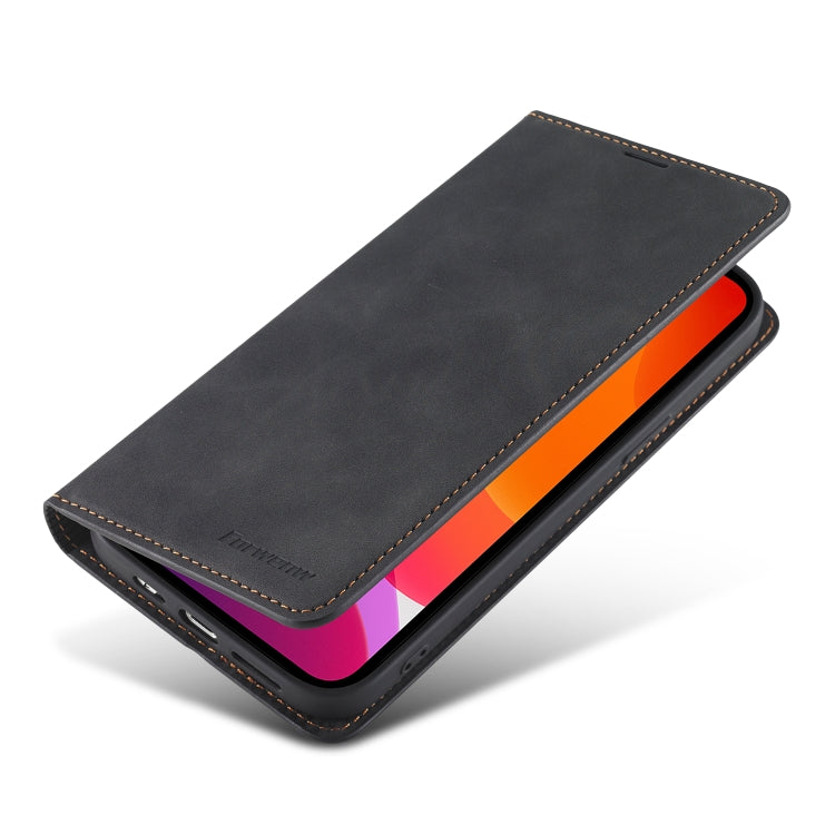 For iPhone 13 Pro Forwenw Dream Series Magnetic Oil Edge Horizontal Flip Leather Case with Holder & Card Slot & Photo Frame & Wallet (Black) - iPhone 13 Pro Cases by Forwenw | Online Shopping UK | buy2fix