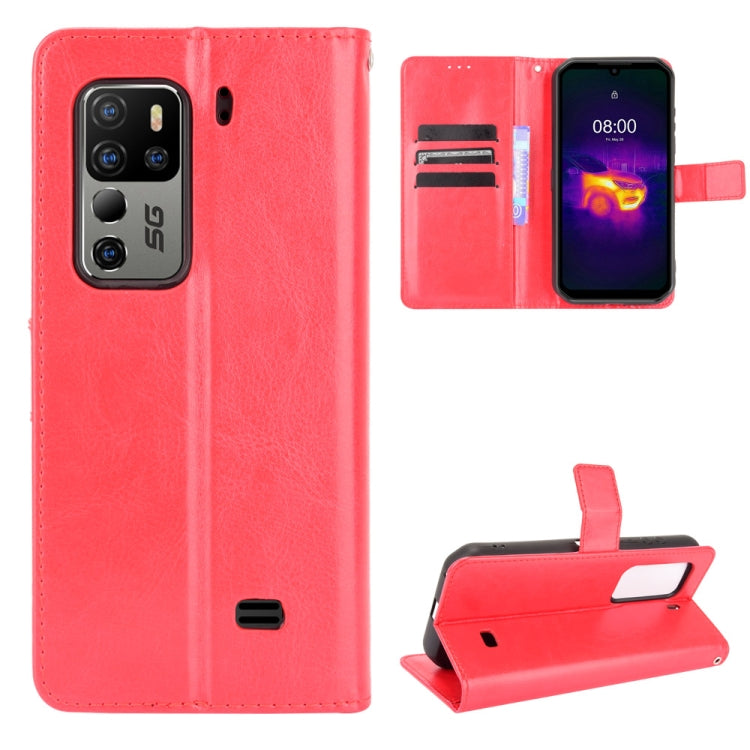 For Ulefone Armor 11 5G/11T 5G Crazy Horse Texture Horizontal Flip Leather Case with Holder & Card Slots & Lanyard(Red) by buy2fix