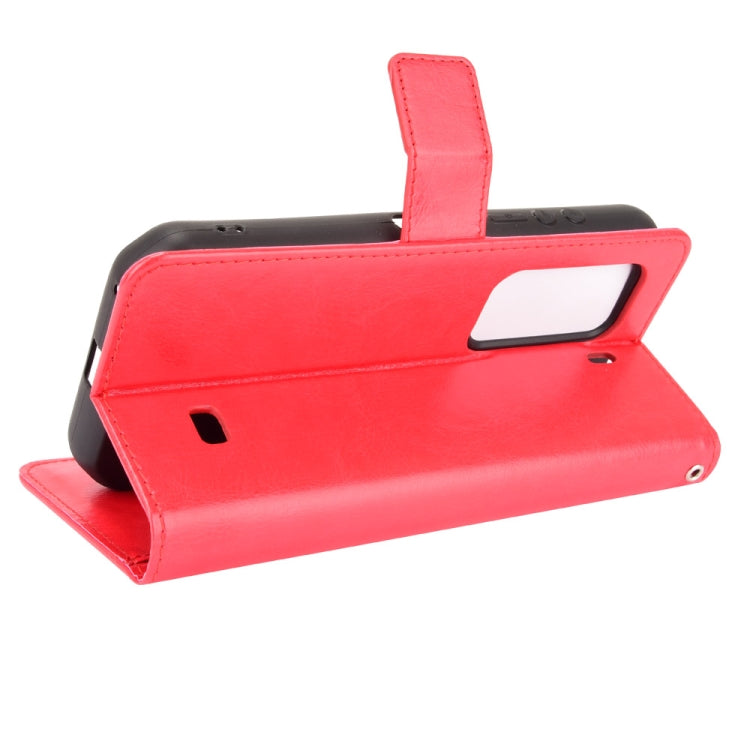 For Ulefone Armor 11 5G/11T 5G Crazy Horse Texture Horizontal Flip Leather Case with Holder & Card Slots & Lanyard(Red) by buy2fix