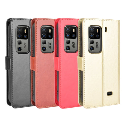 For Ulefone Armor 11 5G/11T 5G Crazy Horse Texture Horizontal Flip Leather Case with Holder & Card Slots & Lanyard(Gold) - Ulefone Cases by buy2fix | Online Shopping UK | buy2fix