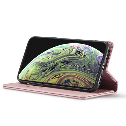 For iPhone XS Max Forwenw F2 Series Magnetic Horizontal Flip Leather Case with Holder & Card Slots & Wallet(Rose Gold) - More iPhone Cases by Forwenw | Online Shopping UK | buy2fix