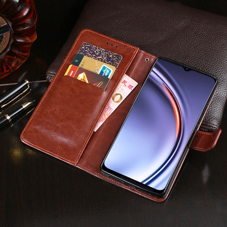 idewei Crazy Horse Texture Horizontal Flip Leather Case with Holder & Card Slots & Wallet For Huawei Maimang 10 SE(Blue) - Huawei Cases by idewei | Online Shopping UK | buy2fix