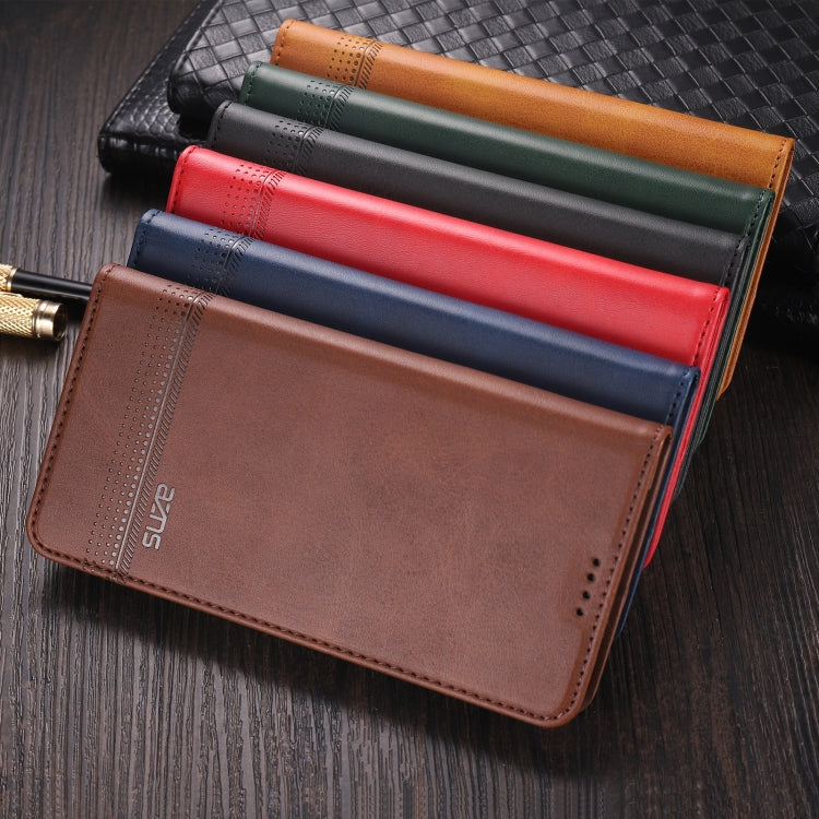 For Honor X20 SE AZNS Magnetic Calf Texture Horizontal Flip Leather Case with Card Slots & Holder & Wallet(Light Brown) - Honor Cases by AZNS | Online Shopping UK | buy2fix