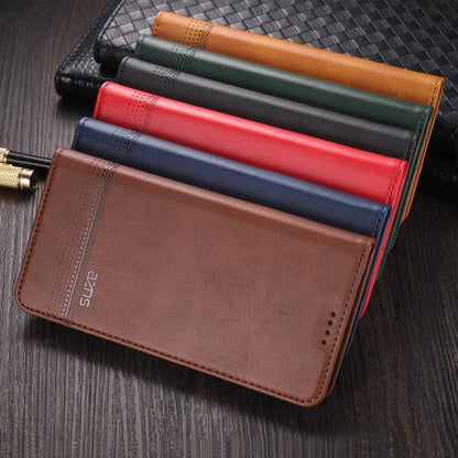 For Honor X20 SE AZNS Magnetic Calf Texture Horizontal Flip Leather Case with Card Slots & Holder & Wallet(Light Brown) - Honor Cases by AZNS | Online Shopping UK | buy2fix