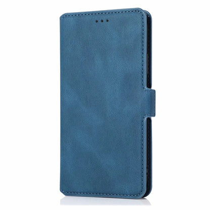 For iPhone 13 mini Retro Magnetic Closing Clasp Horizontal Flip Leather Case with Holder & Card Slots & Photo Frame & Wallet (Navy Blue) by buy2fix