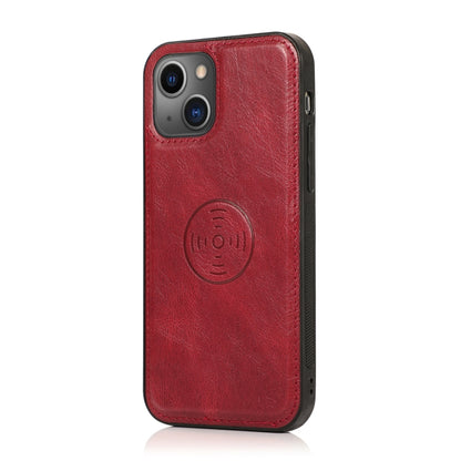 For iPhone 13 mini Strong Magnetic Detachable Horizontal Flip Leather Case with Card Slots & Wallet For  iPhone 13 Mini(Red) - iPhone 13 mini Cases by buy2fix | Online Shopping UK | buy2fix