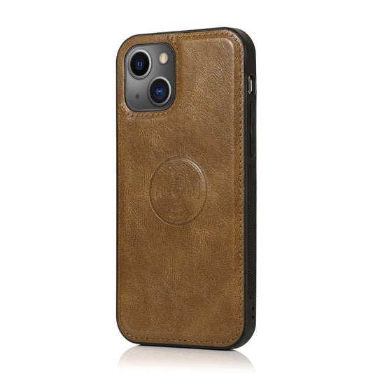 For iPhone 13 Pro Max Strong Magnetic Detachable Horizontal Flip Leather Case with Card Slots & Wallet (Brown) - iPhone 13 Pro Max Cases by buy2fix | Online Shopping UK | buy2fix