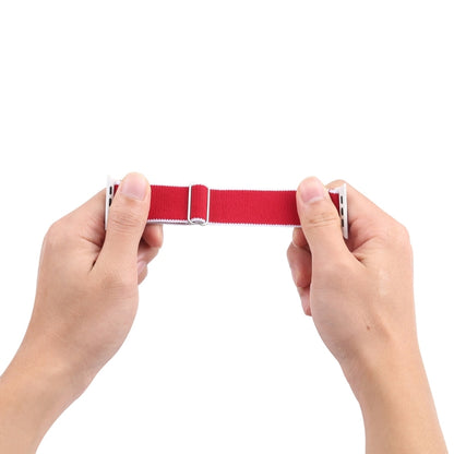 High Elastic Nylon Watch Band For Apple Watch Ultra 49mm&Watch Ultra 2 49mm / Series 9&8&7 45mm / SE 3&SE 2&6&SE&5&4 44mm / 3&2&1 42mm(Italy) by buy2fix