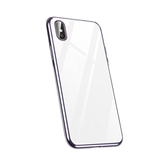 For iPhone XR SULADA Shockproof Ultra-thin TPU Protective Case(Purple)