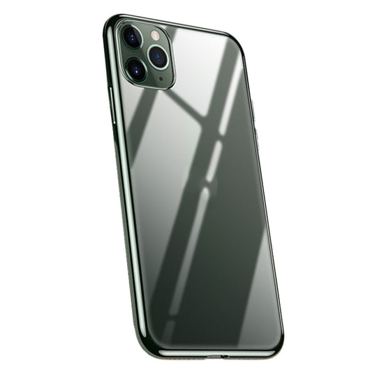 For iPhone 11 Pro Max SULADA Shockproof Ultra-thin TPU Protective Case(Green)