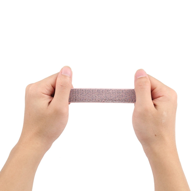 Single Lap Nylon Watch Band, Size: S 145mm For Apple Watch Ultra 49mm&Watch Ultra 2 49mm / Series 9&8&7 45mm / SE 3&SE 2&6&SE&5&4 44mm / 3&2&1 42mm(Smoky Purple) by buy2fix