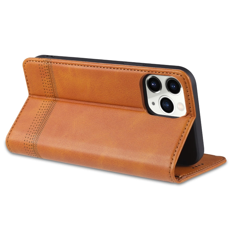 For iPhone 13 Pro AZNS Magnetic Calf Texture Horizontal Flip Leather Case with Card Slots & Holder & Wallet (Dark Green) - iPhone 13 Pro Cases by AZNS | Online Shopping UK | buy2fix