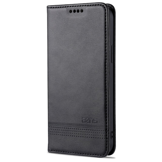 For iPhone 13 Pro Max AZNS Magnetic Calf Texture Horizontal Flip Leather Case with Card Slots & Holder & Wallet (Black) - iPhone 13 Pro Max Cases by AZNS | Online Shopping UK | buy2fix
