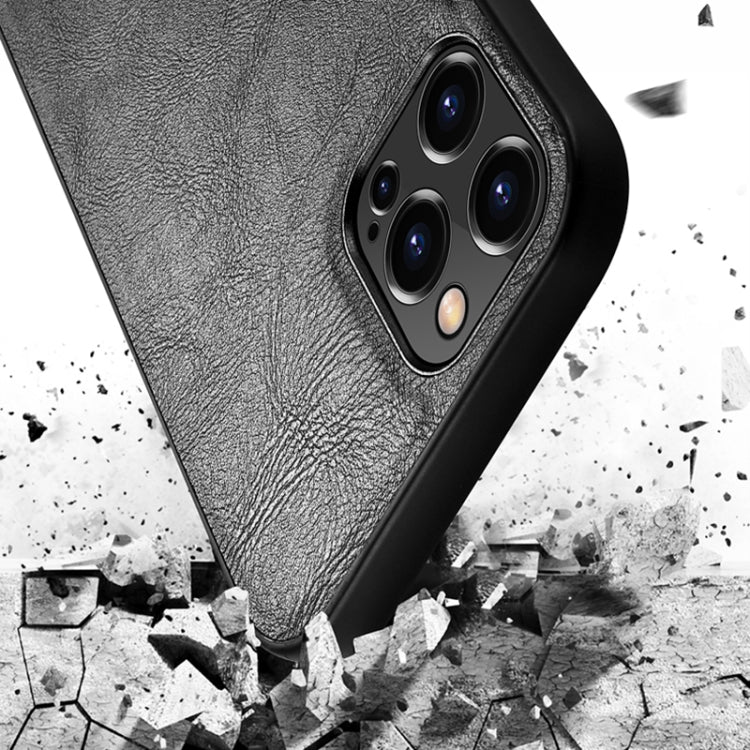 For iPhone 13 mini SULADA Shockproof TPU + Handmade Leather Protective Case (Red) - iPhone 13 mini Cases by SULADA | Online Shopping UK | buy2fix