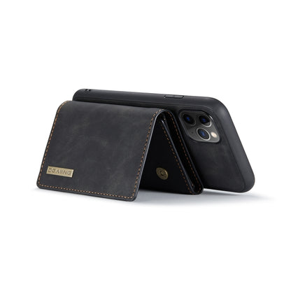 DG.MING M1 Series 3-Fold Multi Card Wallet  Back Cover Shockproof Case with Holder Function For iPhone 11 Pro(Black) - iPhone 11 Pro Cases by DG.MING | Online Shopping UK | buy2fix
