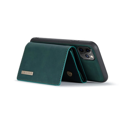 DG.MING M1 Series 3-Fold Multi Card Wallet  Back Cover Shockproof Case with Holder Function For iPhone 11 Pro Max(Green) - iPhone 11 Pro Max Cases by DG.MING | Online Shopping UK | buy2fix