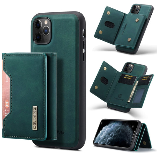 DG.MING M2 Series 3-Fold Multi Card Bag Back Cover Shockproof Case with Wallet & Holder Function For iPhone 11 Pro(Green) - iPhone 11 Pro Cases by DG.MING | Online Shopping UK | buy2fix