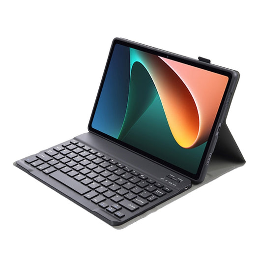 A0N5 Ultra-thin Detachable Lambskin Texture TPU Bluetooth Keyboard Leather Tablet Case with Holder For Xiaomi Pad 5 / 5 Pro(Black) - Xiaomi Keyboard by buy2fix | Online Shopping UK | buy2fix