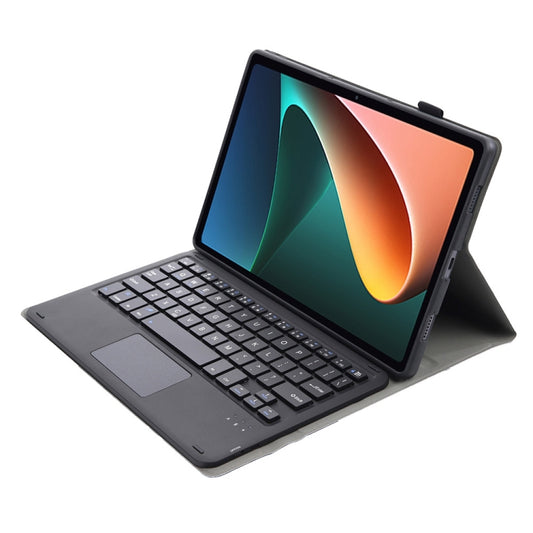 A0N5-A Ultra-thin Detachable Lambskin Texture TPU Bluetooth Keyboard Leather Tablet Case with Holder & Touchpad For Xiaomi Pad 5 / 5 Pro(Black) - Xiaomi Keyboard by buy2fix | Online Shopping UK | buy2fix
