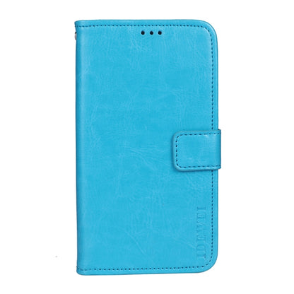 idewei Crazy Horse Texture Horizontal Flip Leather Case with Holder & Card Slots & Wallet For Infinix Note 10(Sky Blue) - Infinix Cases by idewei | Online Shopping UK | buy2fix