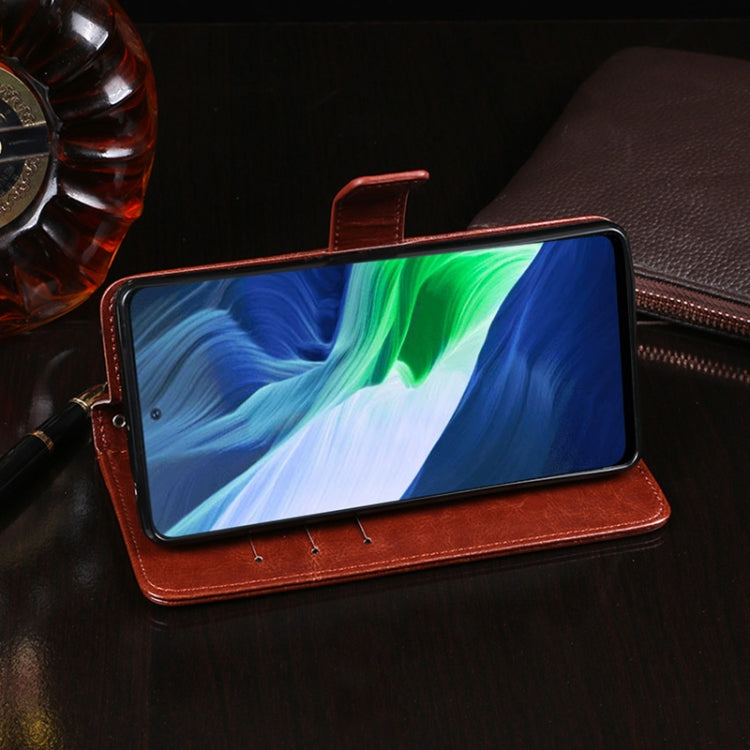 idewei Crazy Horse Texture Horizontal Flip Leather Case with Holder & Card Slots & Wallet For Infinix Note 10(Sky Blue) - Infinix Cases by idewei | Online Shopping UK | buy2fix