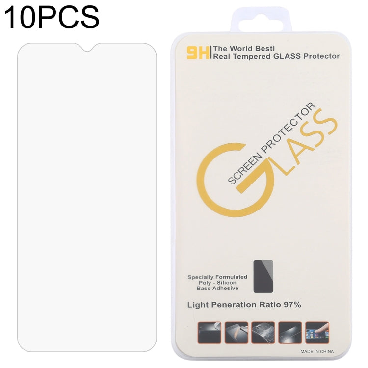 For Ulefone Note 7T 10 PCS 0.26mm 9H 2.5D Tempered Glass Film by buy2fix