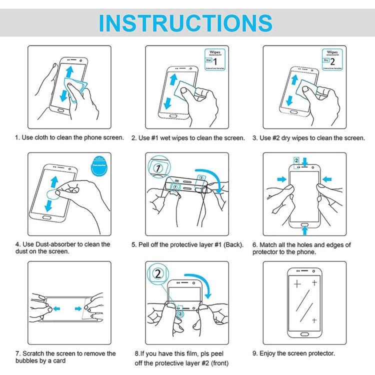 For Ulefone Note 7T 10 PCS 0.26mm 9H 2.5D Tempered Glass Film by buy2fix