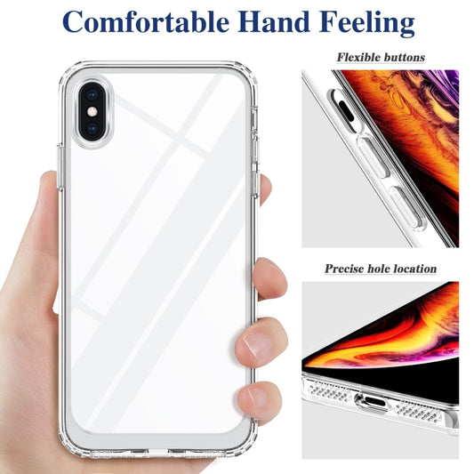 For iPhone X / XS Crystal Clear Shockproof PC + TPU Protective Case(Transparent) by buy2fix