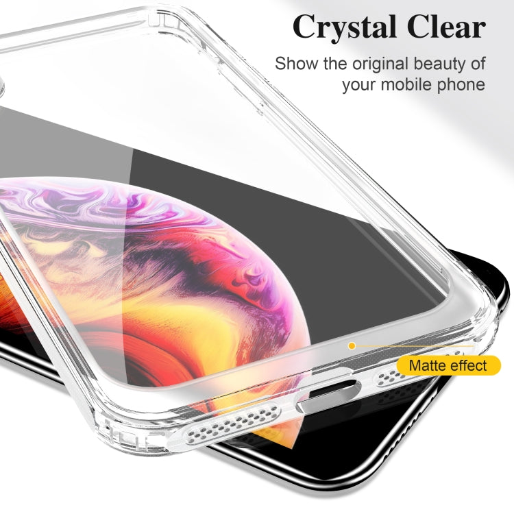 For iPhone X / XS Crystal Clear Shockproof PC + TPU Protective Case(Transparent) by buy2fix