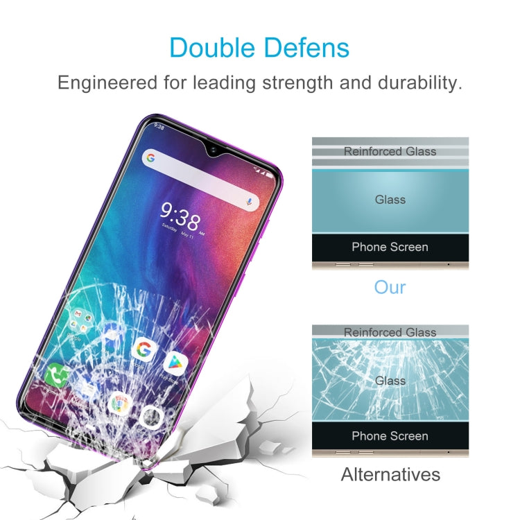 For Ulefone Note 7P 50 PCS 0.26mm 9H 2.5D Tempered Glass Film by buy2fix