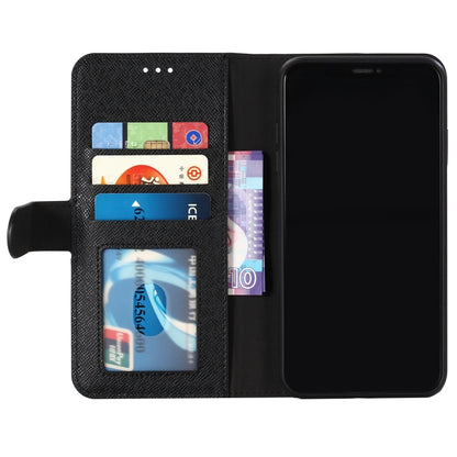For iPhone XS Max GEBEI Top-grain Leather Horizontal Flip Protective Case with Holder & Card Slots & Wallet & Photo Frame(Black) - More iPhone Cases by GEBEI | Online Shopping UK | buy2fix