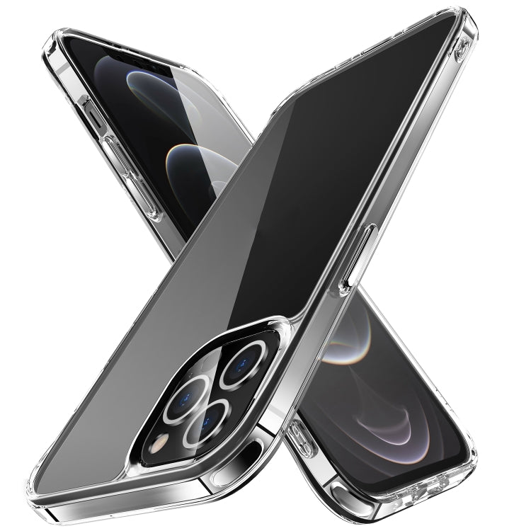 For iPhone 12 Pro Max TPU + PC Transparent Shockproof Protective Case by buy2fix
