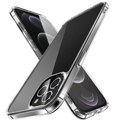 For iPhone 12 Pro Max TPU + PC Transparent Shockproof Protective Case by buy2fix