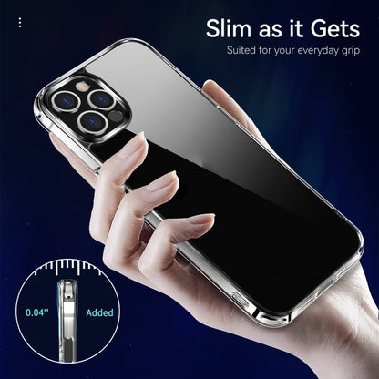 For iPhone 12 Pro Max TPU + PC Transparent Shockproof Protective Case by buy2fix