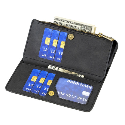 For Samsung Galaxy M32 Flying Butterfly Embossing Pattern Zipper Horizontal Flip Leather Case with Holder & Card Slots & Wallet(Black) by buy2fix