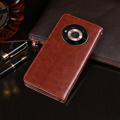 idewei Crazy Horse Texture Horizontal Flip Leather Case with Holder & Card Slots & Wallet For Honor Magic3(Black) - Honor Cases by idewei | Online Shopping UK | buy2fix
