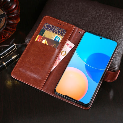 idewei Crazy Horse Texture Horizontal Flip Leather Case with Holder & Card Slots & Wallet For Honor Play 5T Pro(Rose Red) - Honor Cases by idewei | Online Shopping UK | buy2fix