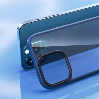 For iPhone 13 Pro Max ROCK PC + TPU Udun Transparent Protective Case (Blue) - iPhone 13 Pro Max Cases by ROCK | Online Shopping UK | buy2fix
